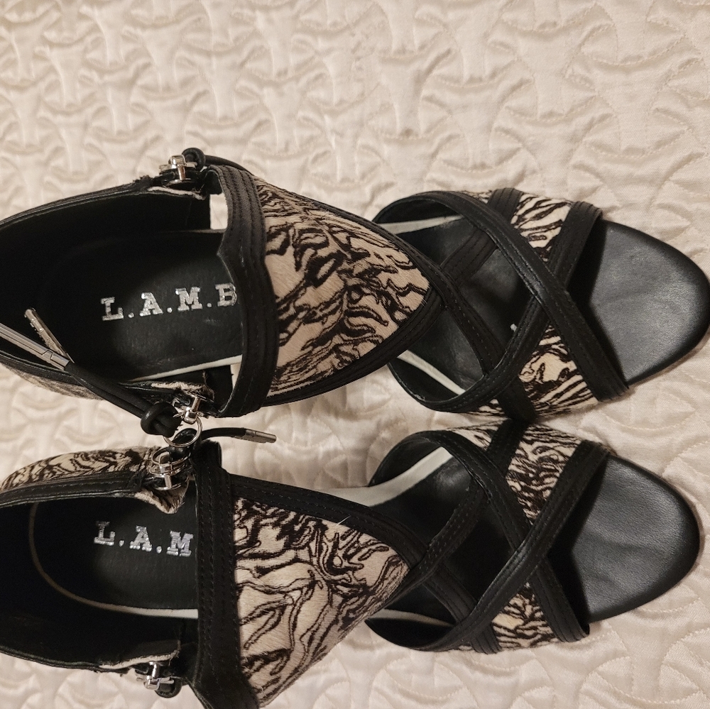L.A.M.B. Excite sandal size 10
